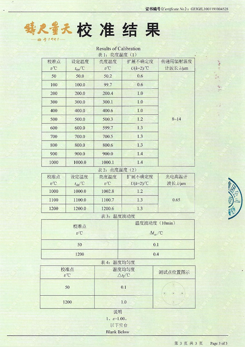 江苏诚益达计量检测有限公司-黑体辐射源案例