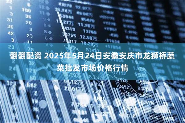 翻翻配资 2025年5月24日安徽安庆市龙狮桥蔬菜批发市场价格行情