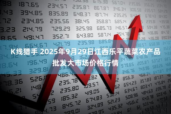 K线猎手 2025年9月29日江西乐平蔬菜农产品批发大市场价格行情